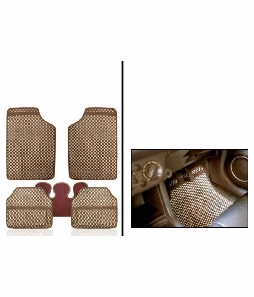 U E Beige Car Floor Mats Set of 5 Buy U E Beige Car Floor Mats Set