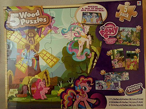 My Little Pony Pillow Pet Dream Lites Color Poster 5 Wooden