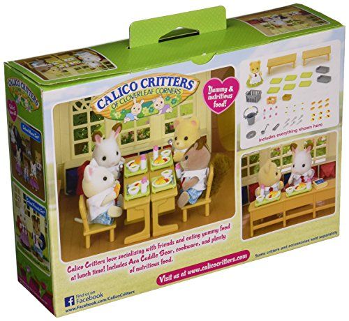 calico critters school lunch set