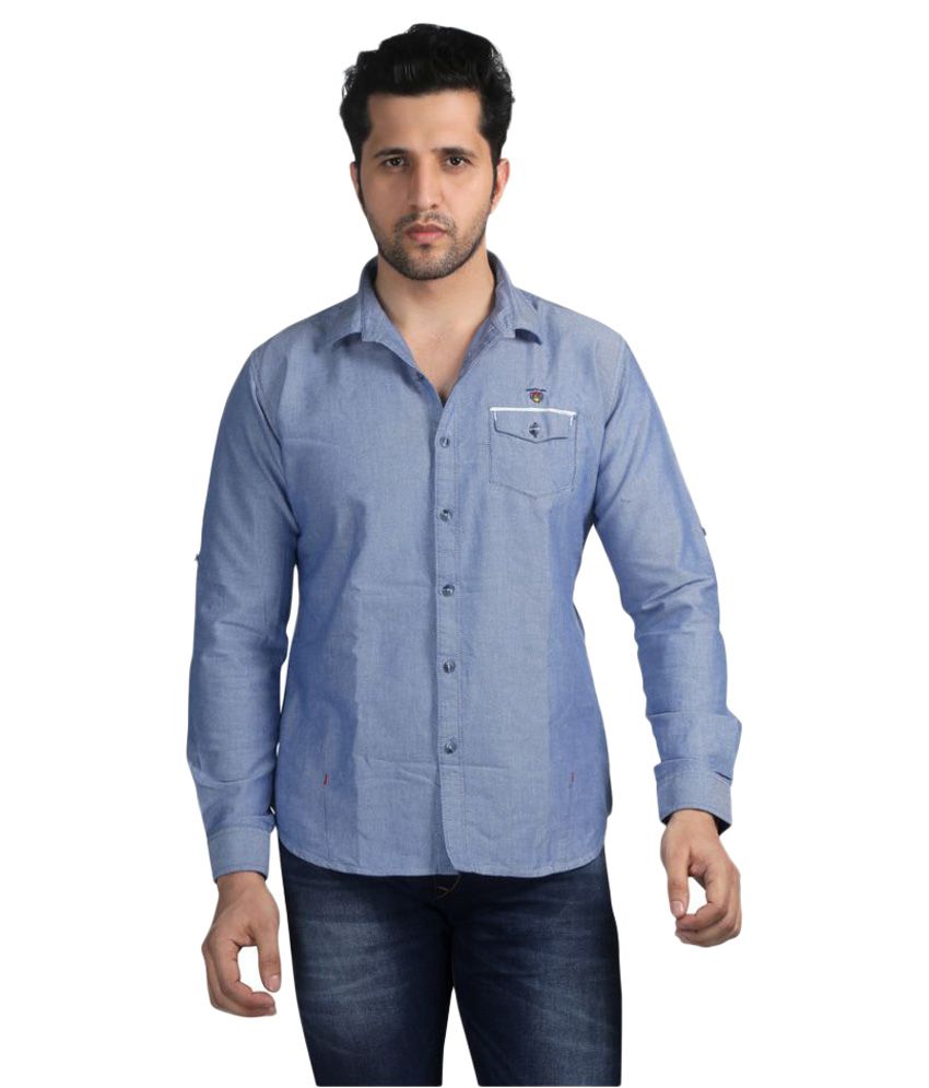 slim fit collarless dress shirt