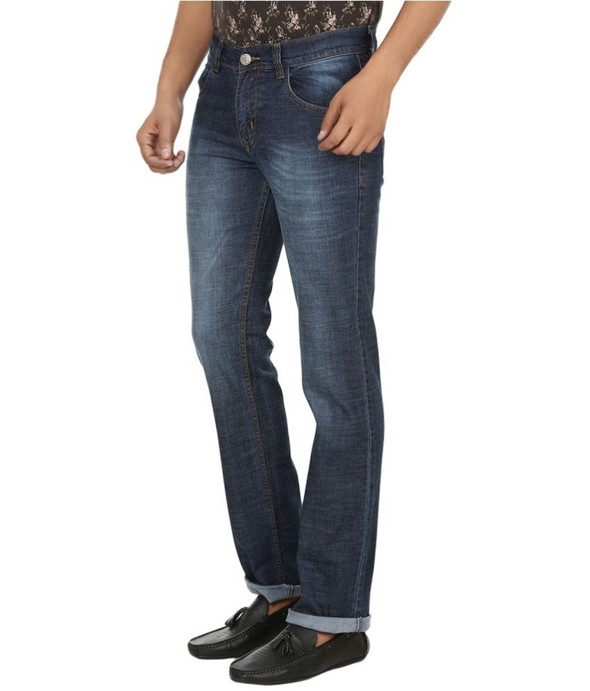 Knock Out Blue Slim Fit Jeans - Buy Knock Out Blue Slim Fit Jeans ...