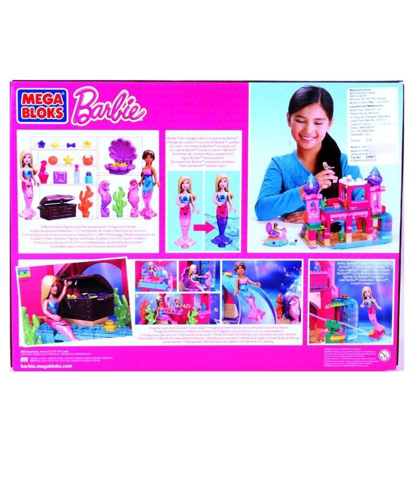 mega bloks barbie underwater castle