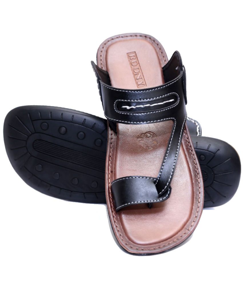 Roony Robust Black Slippers Price in India Buy Roony Robust Black