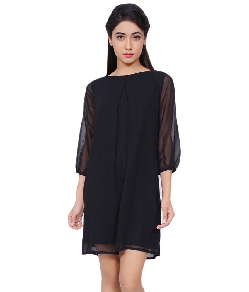 Juniper Black Solid Dress Buy Juniper Black Solid
