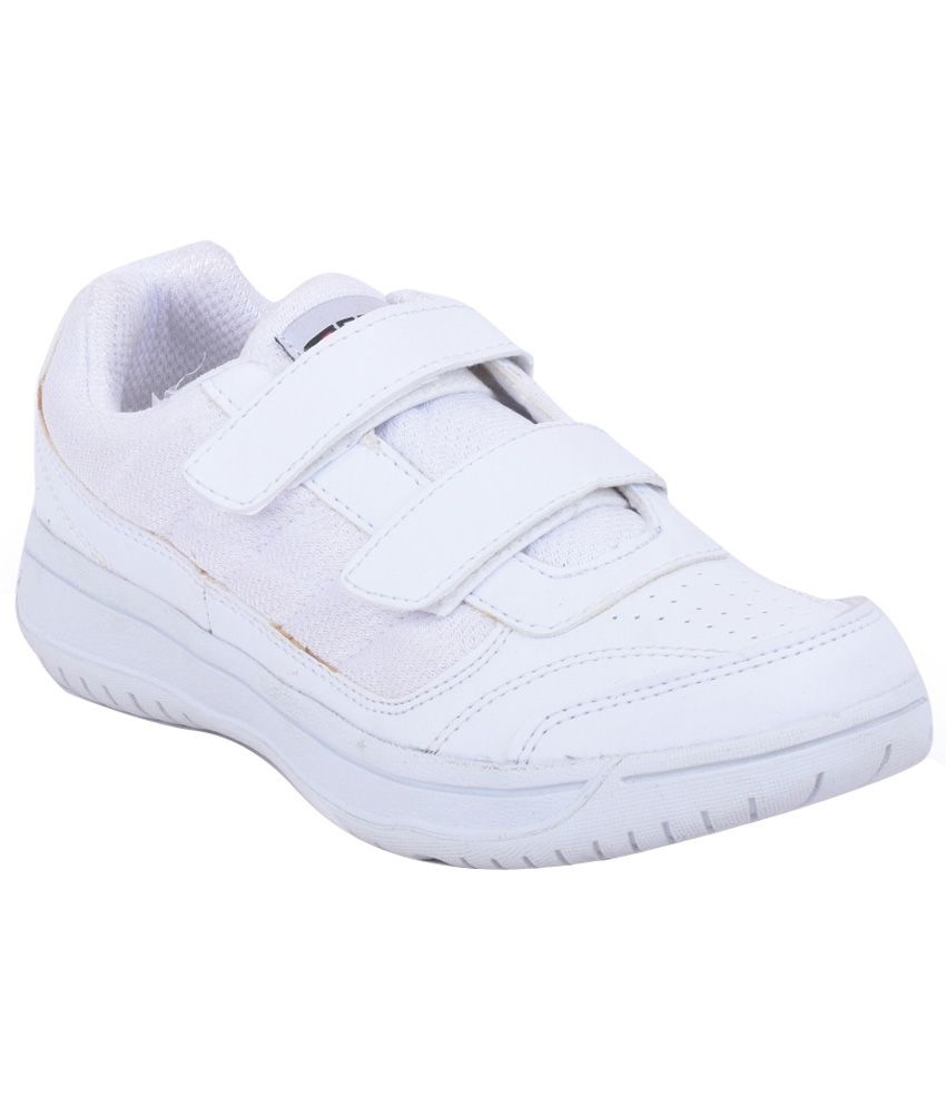 Fuel White School Shoes For Kids Price in India- Buy Fuel White School ...