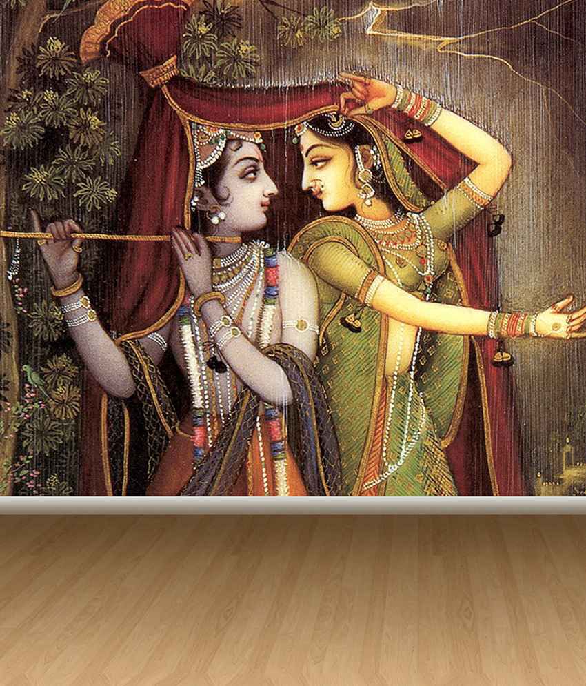 FineArts Digitally Printed Wallpaper - Radha Krishna: Buy FineArts  Digitally Printed Wallpaper - Radha Krishna at Best Price in India on  Snapdeal