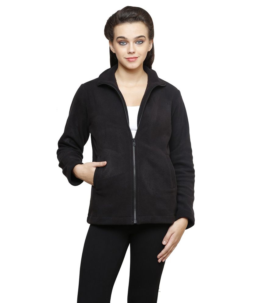 Buy Finesse Black Polyester Blend Jackets Online at Best Prices in ...