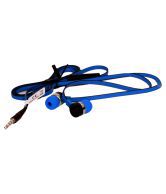 Bluei Bi-08 In Ear Wired Earphones With Mic Blue