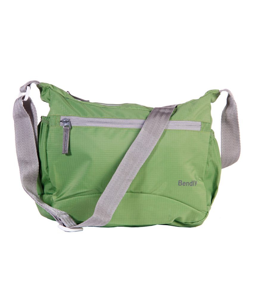 green sling bags