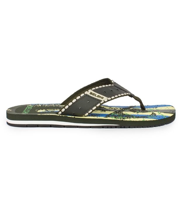 Dechi Green Flip Flops Price in India- Buy Dechi Green Flip Flops Online at Snapdeal