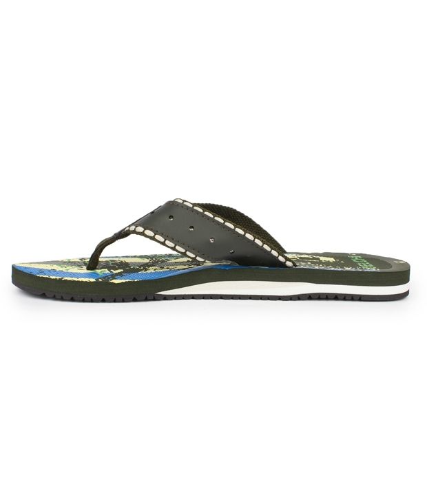 Dechi Green Flip Flops Price in India- Buy Dechi Green Flip Flops Online at Snapdeal