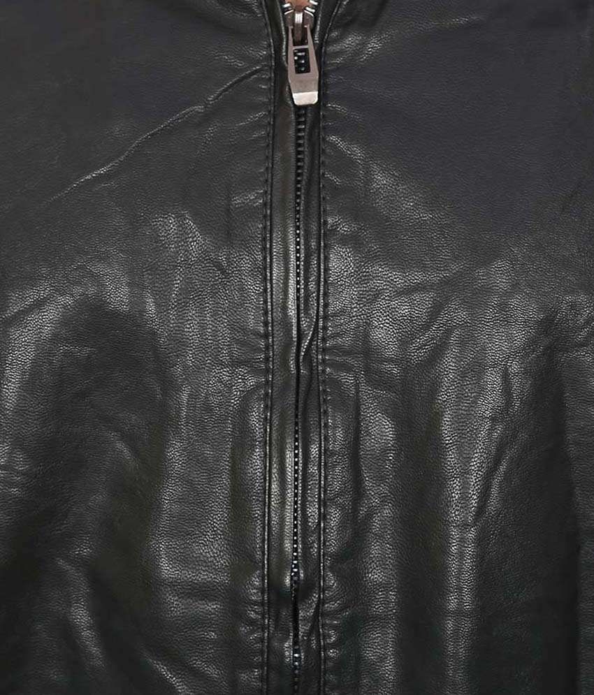 Dayangshayu Black Full Sleeve Leather Winter Jacket - Buy Dayangshayu ...