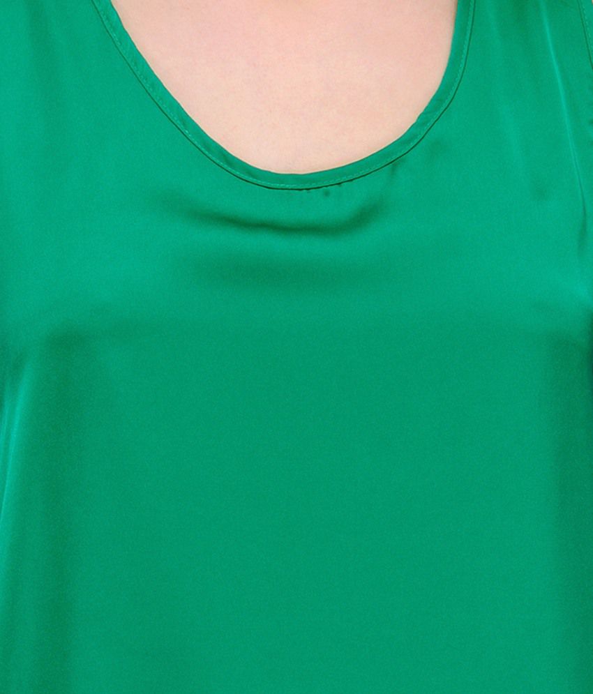 Karyn Green Satin Tunics - Buy Karyn Green Satin Tunics Online at Best ...