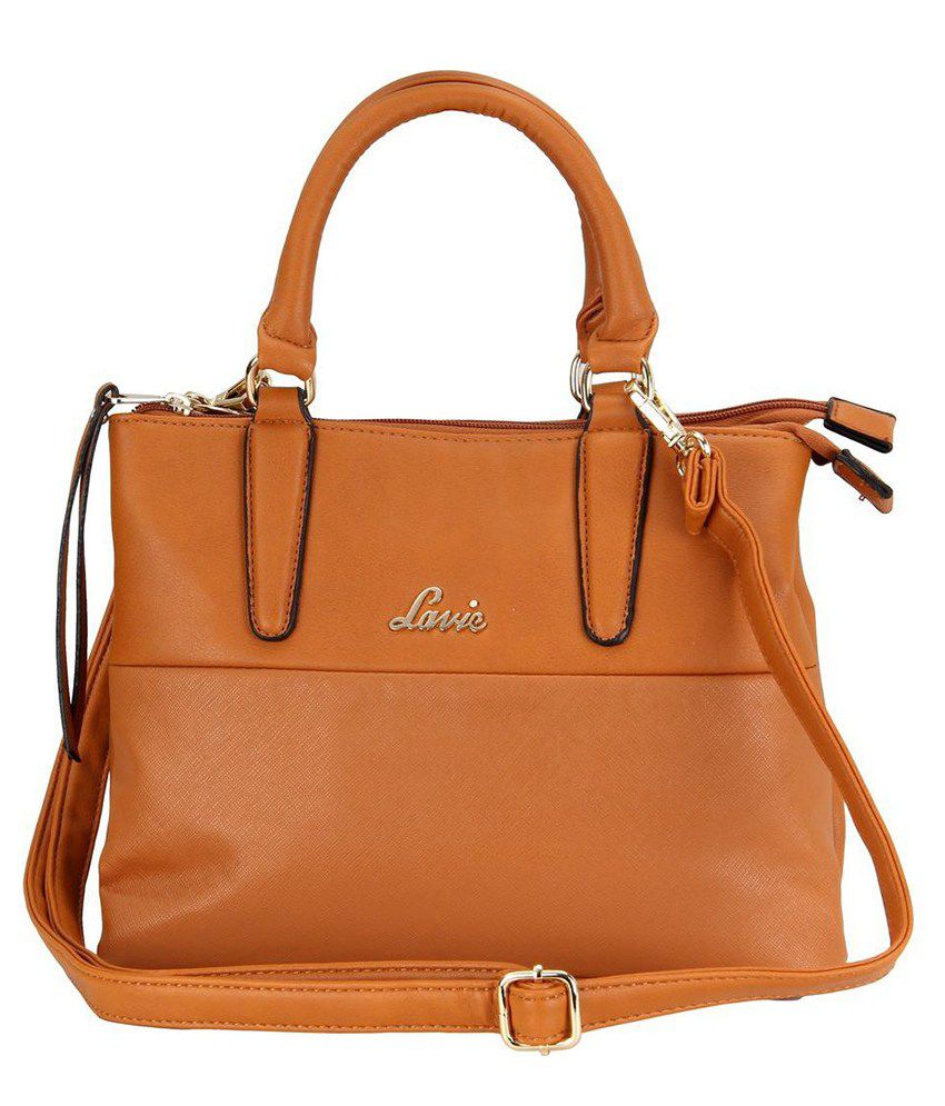 Lavie New Wave Tan P.U. Small Ladies Handbag - Buy Lavie New Wave Tan P ...
