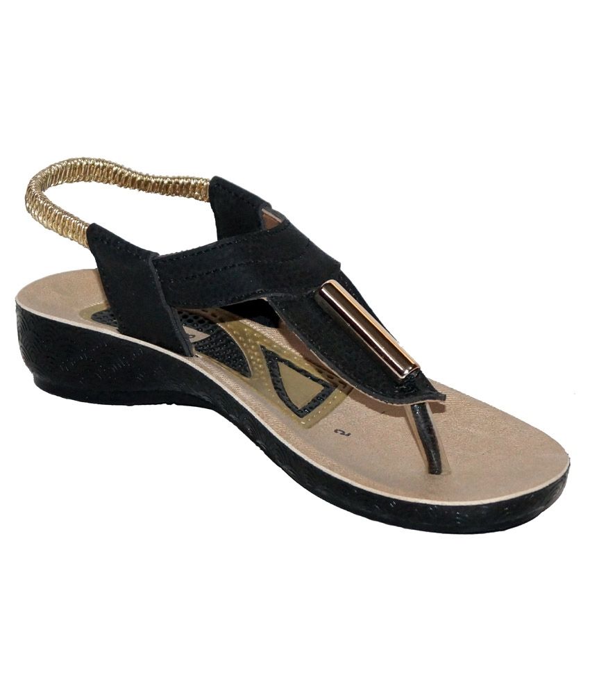 Chillax Black Sandals Price in India- Buy Chillax Black Sandals Online at  Snapdeal