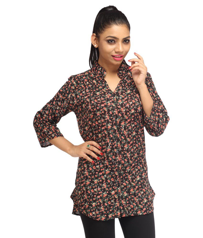 Kyro Black Cotton Tops Buy Kyro Black Cotton Tops Online at Best