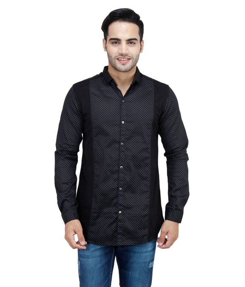 Zara Men Shirt Black Casual Shirt - Buy 