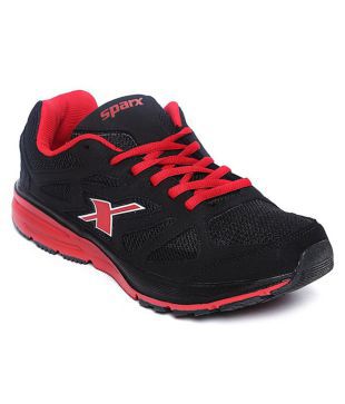 Relaxo Sparx Black Sports Shoes - Buy 