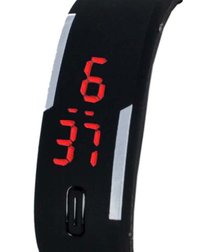 small black digital watch