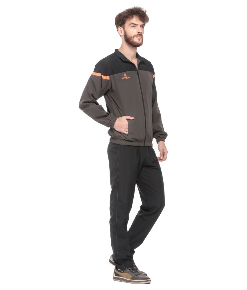 Sport Sun Black Polyester Tracksuit Buy Sport Sun Black Polyester