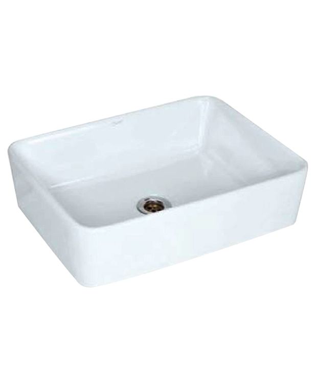 Buy Jaquar White JDS Creamic Table Top Wash Basin Online at Low Price