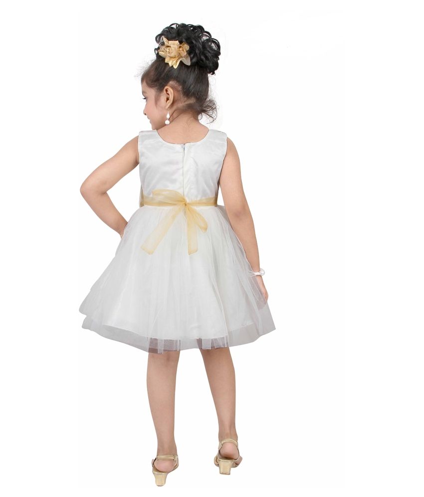 short frock white colour