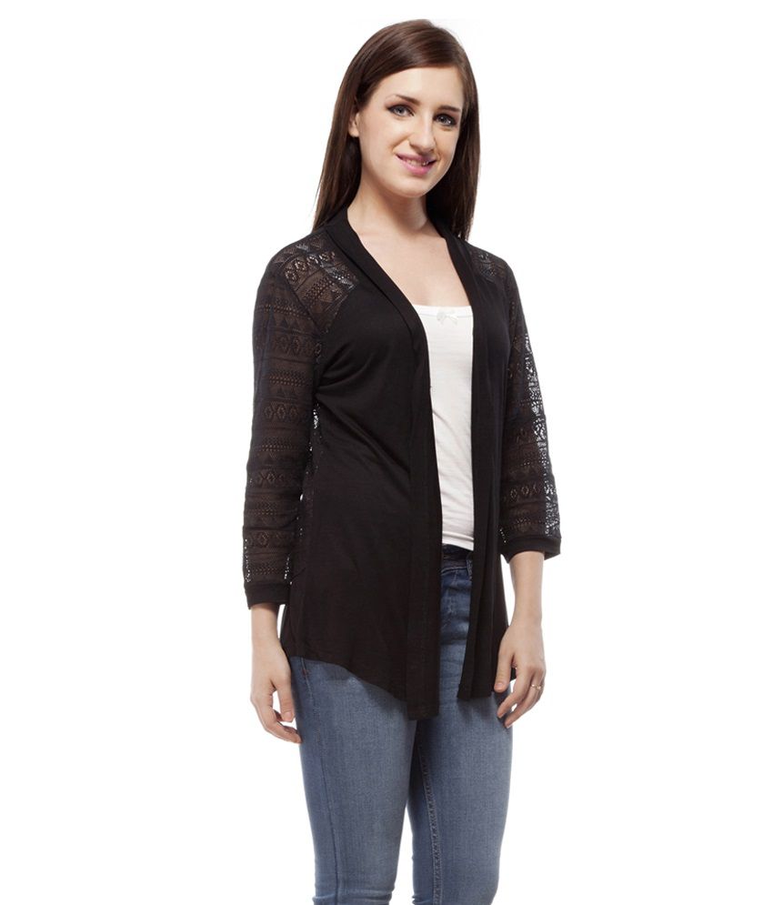 Buy Peptrends Black Net Shrugs Online at Best Prices in India - Snapdeal