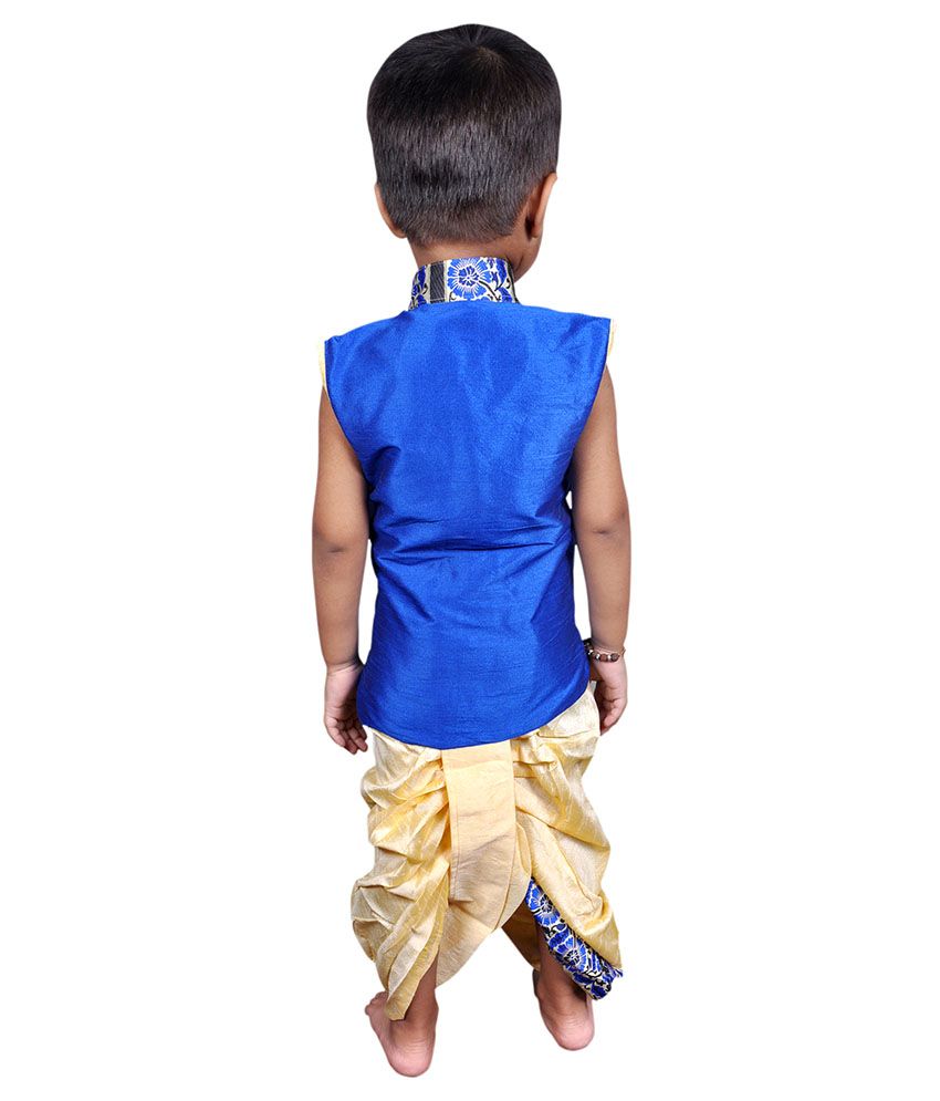 blue dhoti pants