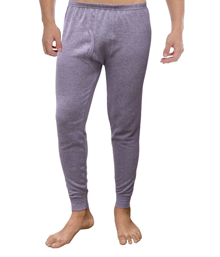     			Selfcare - Grey Cotton Men's Thermal Bottoms ( Pack of 1 )