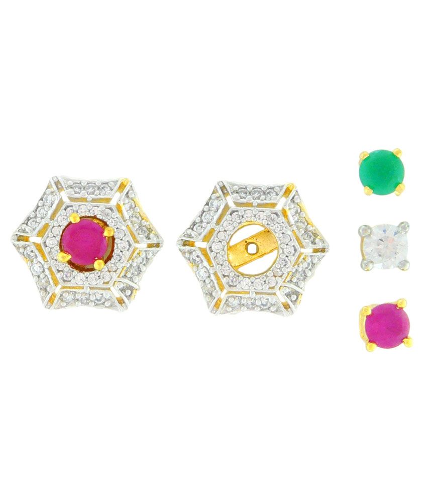 Camy Multicolour Alloy Interchangeable Stones Jewellery ...