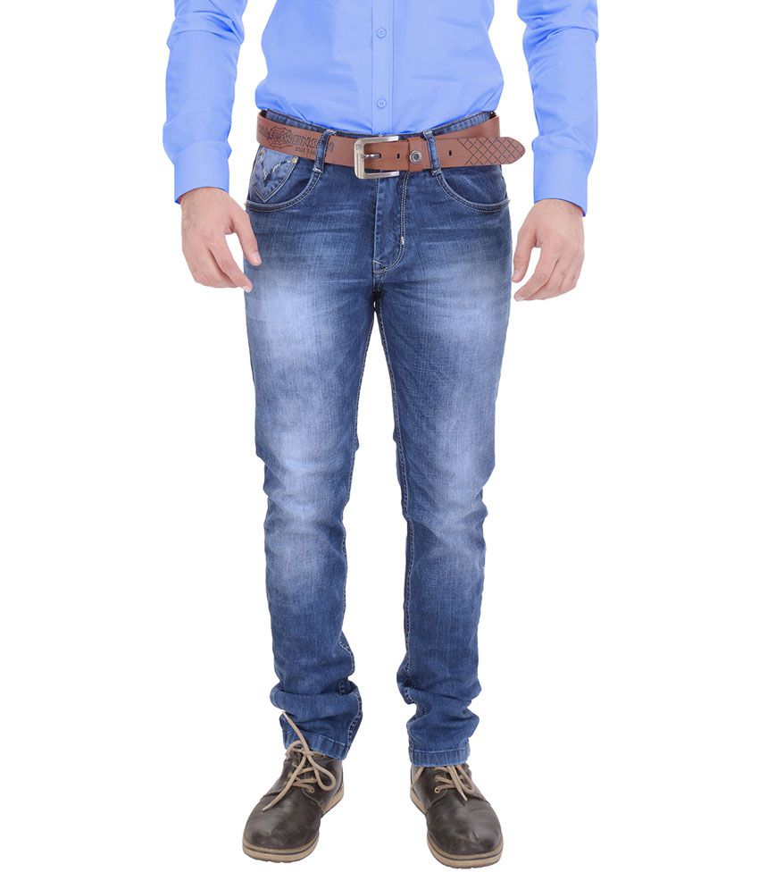 ... Fiction Blue Regular Fit Jeans Online at Low Price in India - Snapdeal