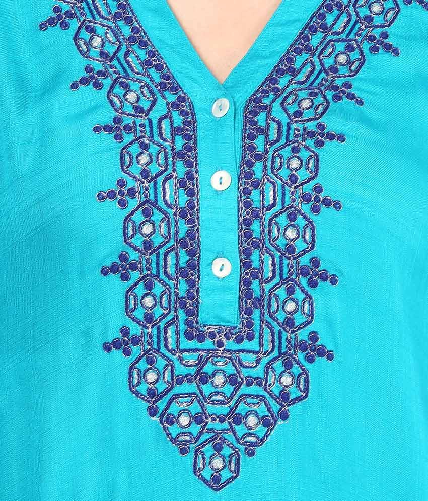 global desi sleeveless kurti