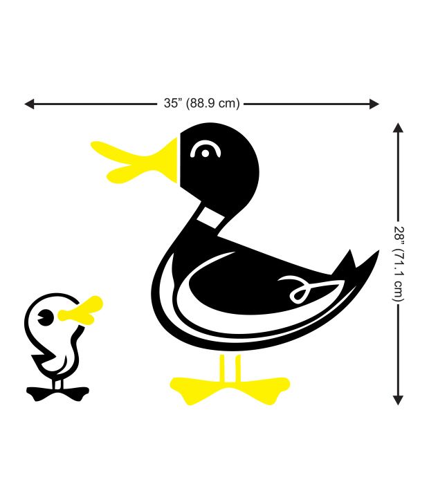 Decor Kafe Duck Wall Decal Medium Buy Decor Kafe Duck Wall Decal
