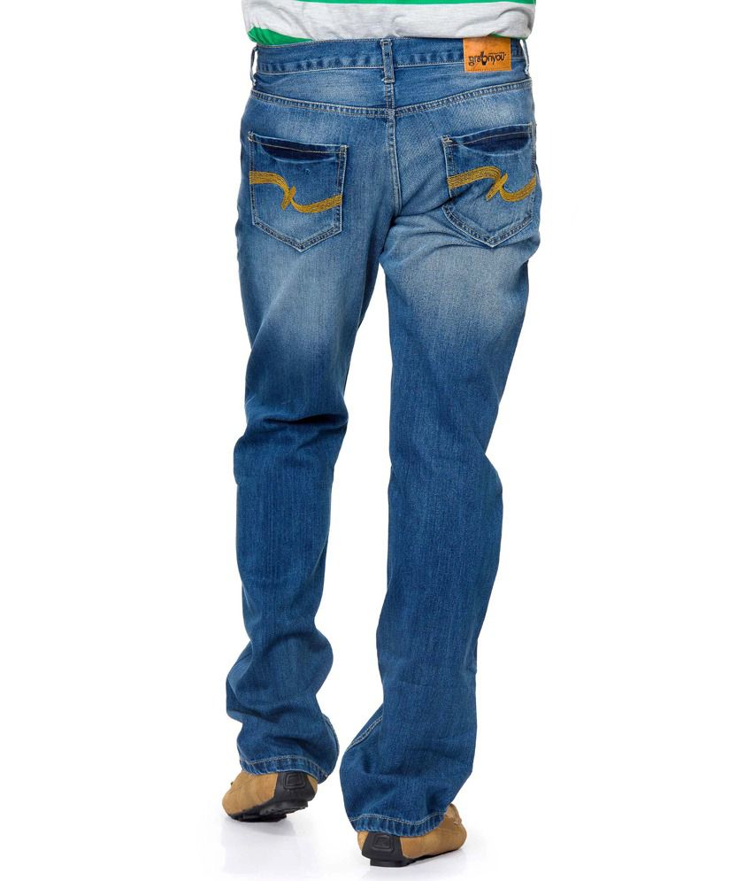 Gr8onyou Blue Slim Fit Jeans - Buy Gr8onyou Blue Slim Fit Jeans Online ...