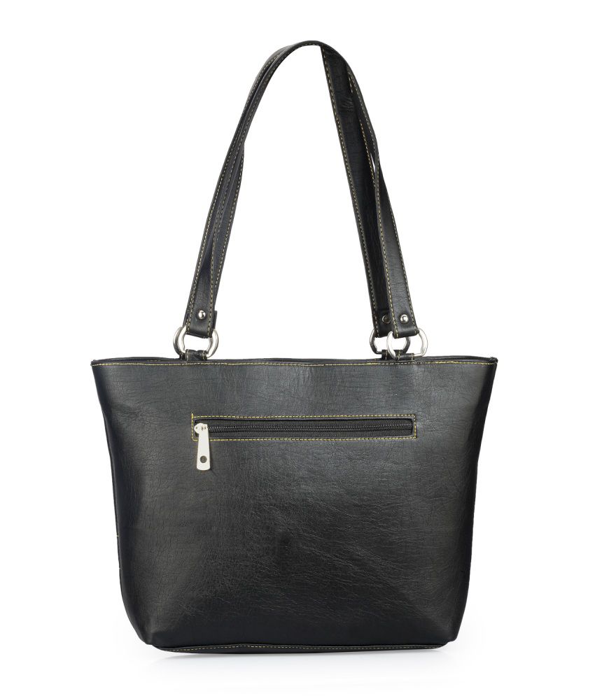 Nell Black Tote Bag - Buy Nell Black Tote Bag Online at Best Prices in ...