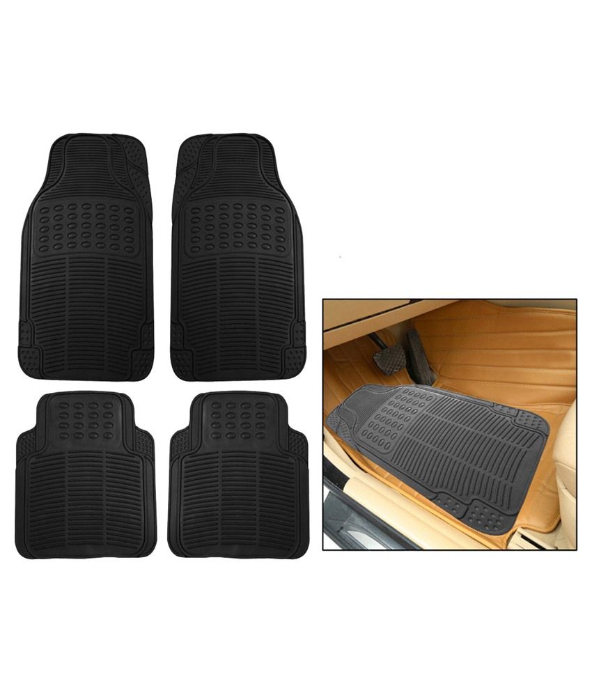 Dressrosa Black Car Floor Mat Set Of 4 For Set Of 4 Ford Ecosport Buy