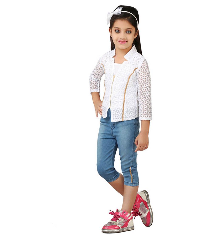 jeans top for girl snapdeal