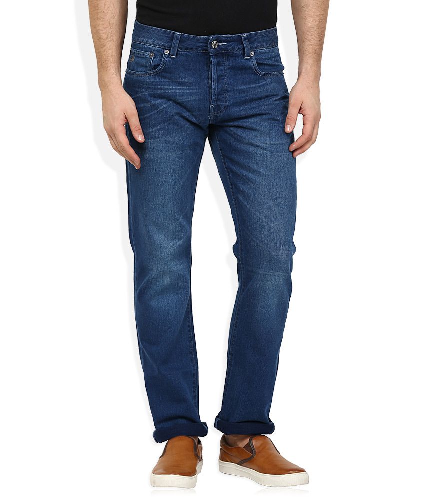 warehouse slim cut jeans