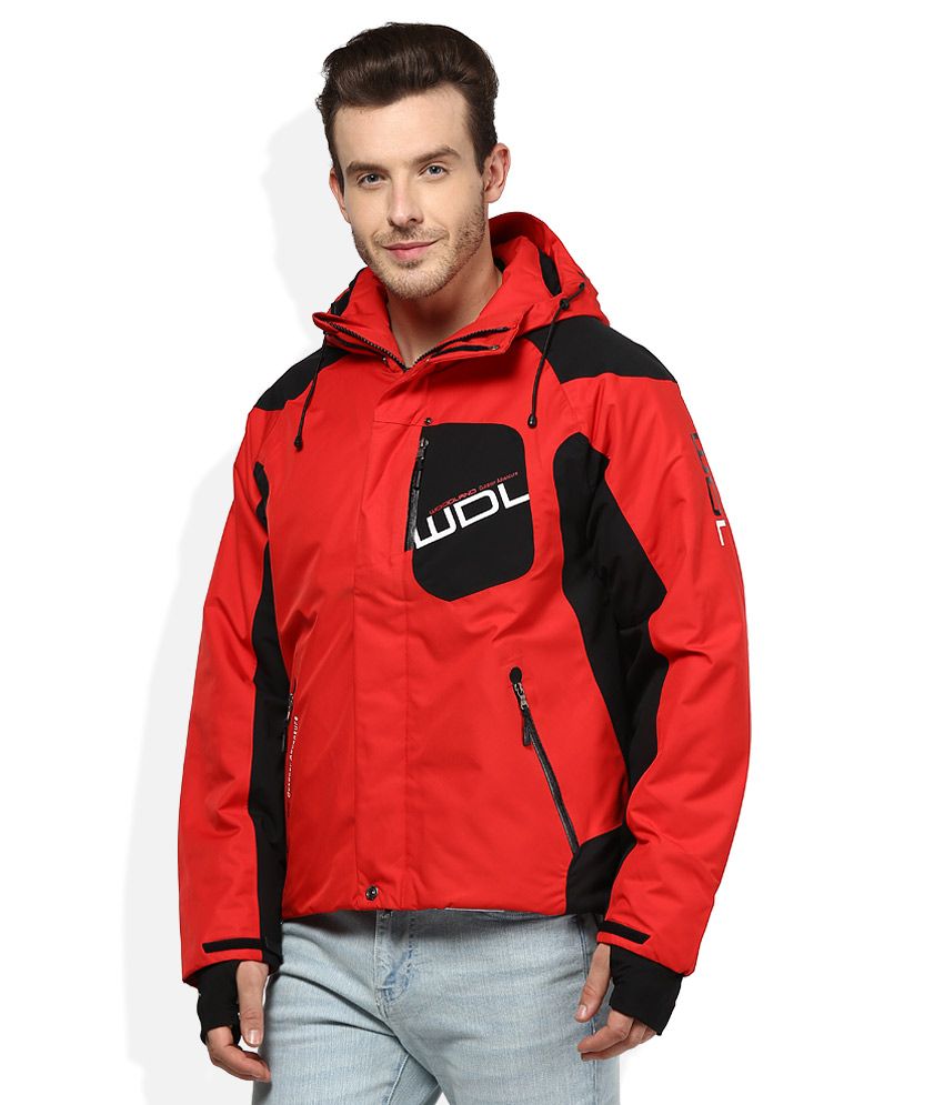 woodland red jacket