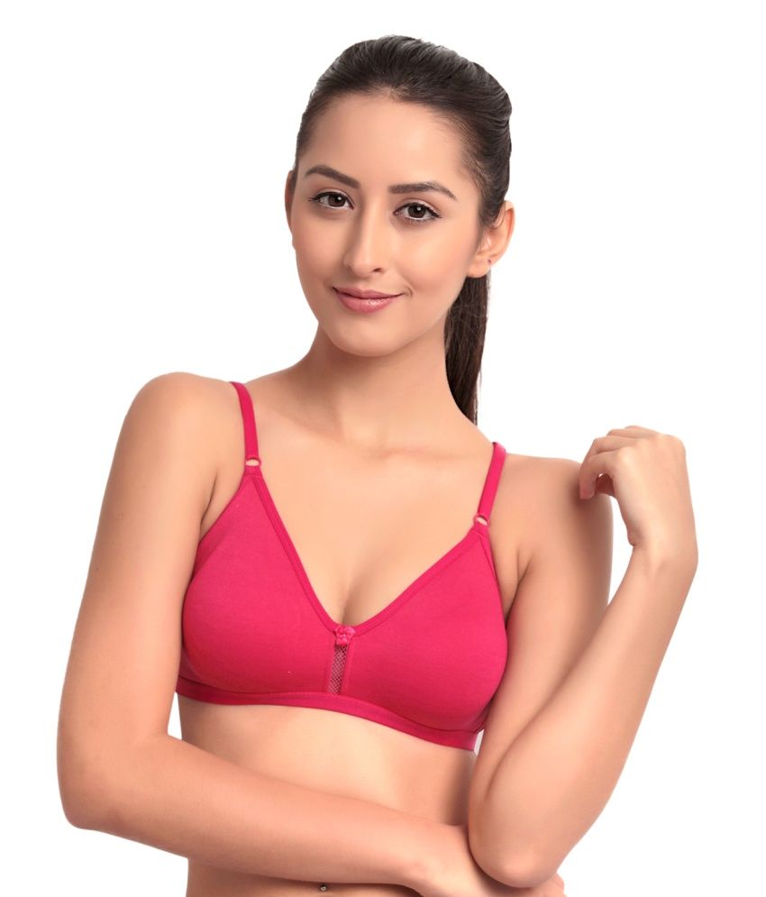 Buy Floret Purple Cotton Bra Online At Best Prices In India Snapdeal 7392