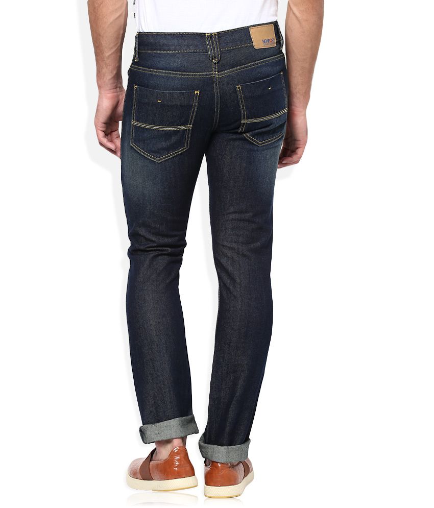 blue slim fit jeans