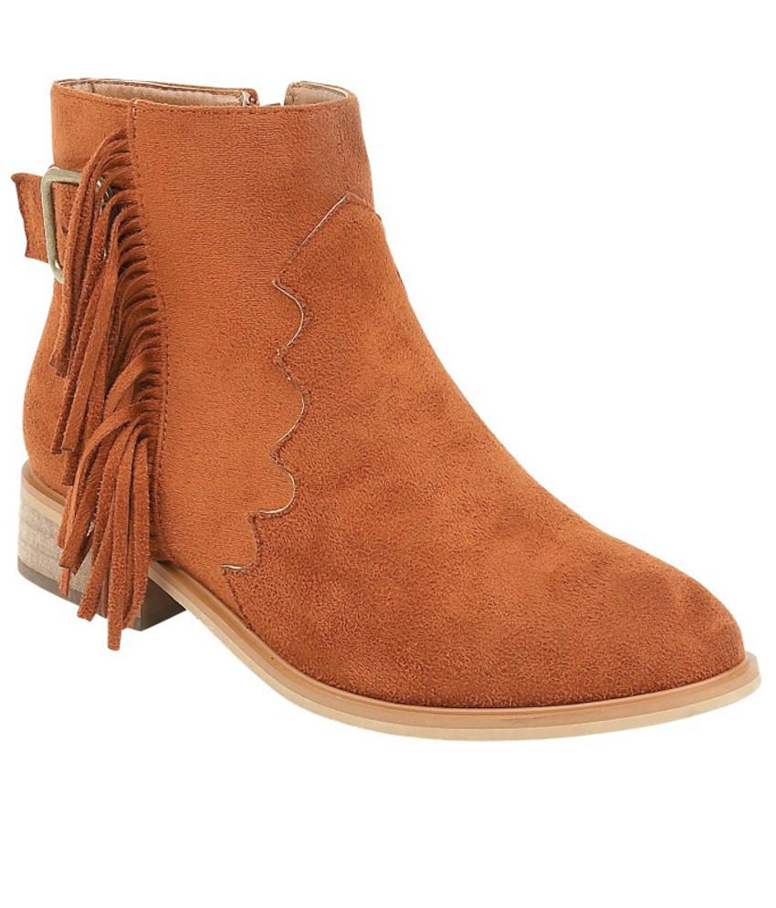 truffle collection beige boots
