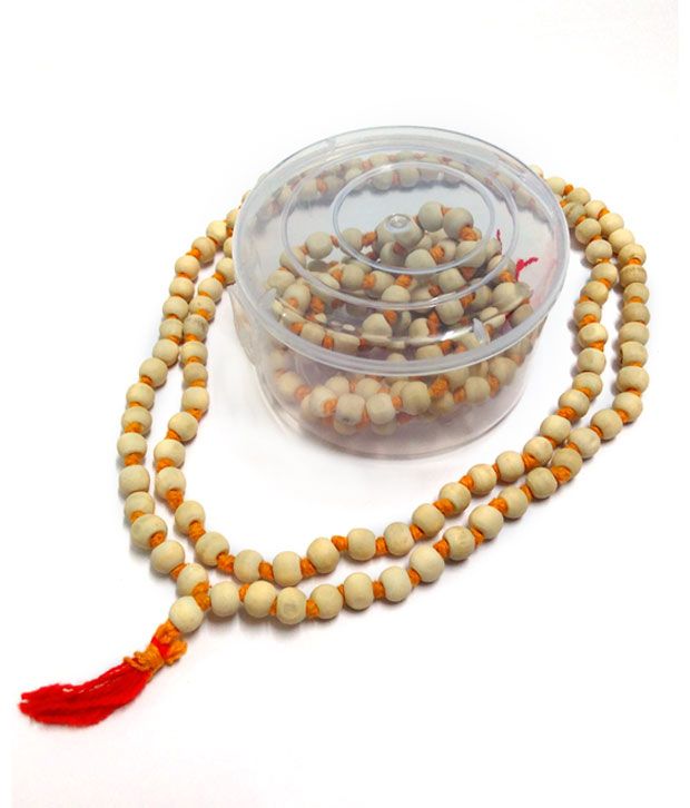     			Bhagwati Beige Tulsi Mala