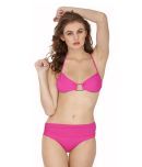 D Naked 3 Piece Pink Swim Wear Lingerie Bikini Set