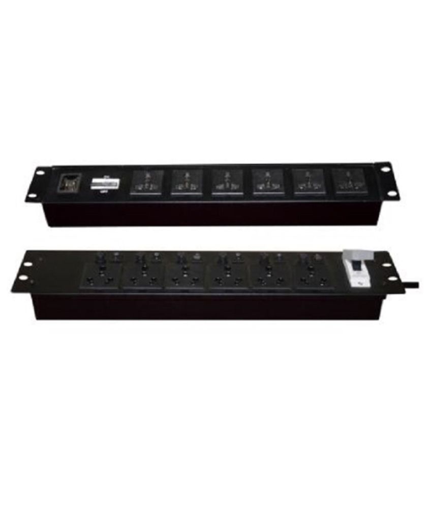 Buy Valrack Black Metal Power Socket Set Of 2 Online at Low Price in ...