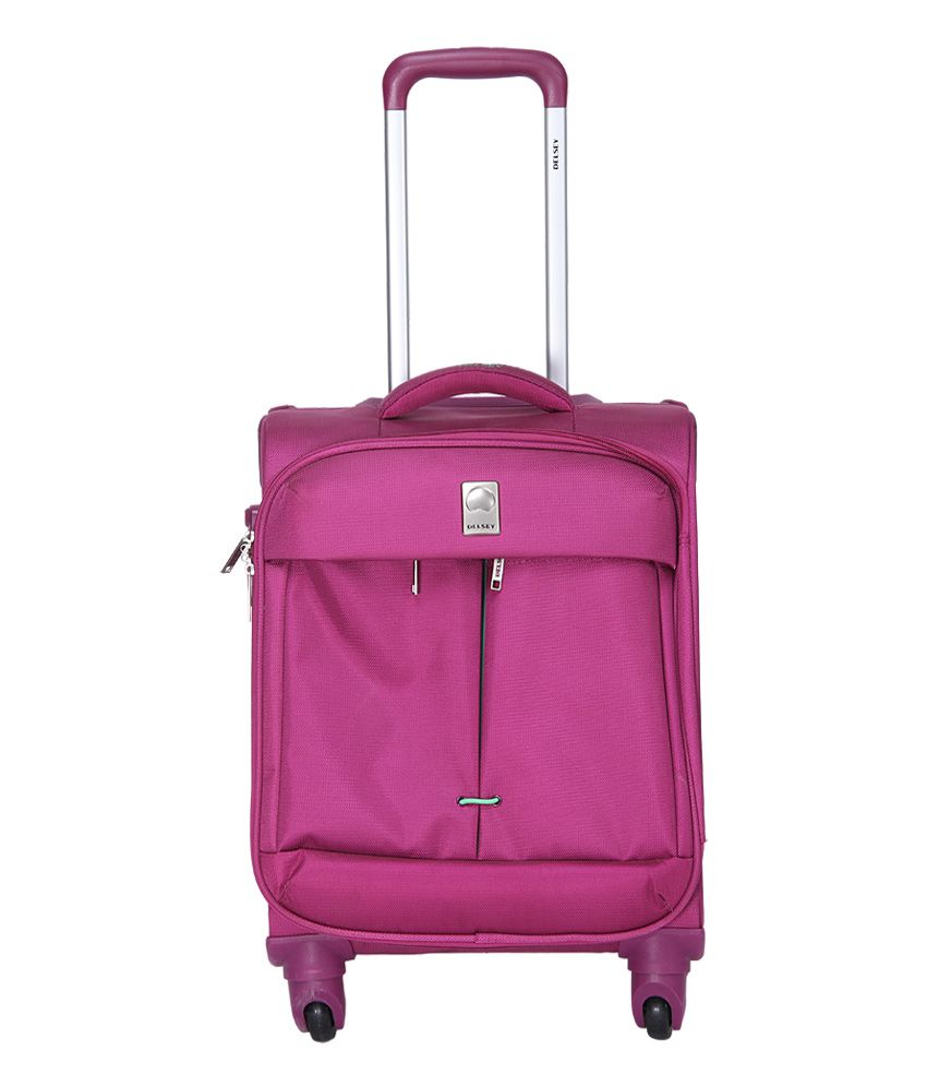 Delsey Flight Purple 4 Wheel Soft Luggage-Size22 Inch - Buy Delsey ...