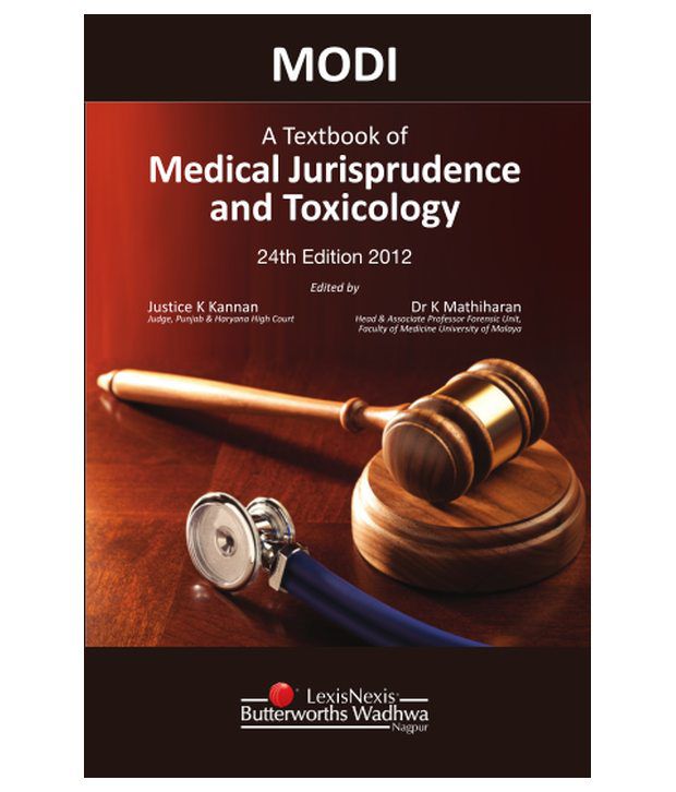 Modi A Textbook Of Medical Jurisprudence And Toxicology Buy Modi A