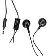 Nokia Wh-108 Earbuds Wired Earphones With Mic Black (Without Mic Button) Earbuds Ear buds