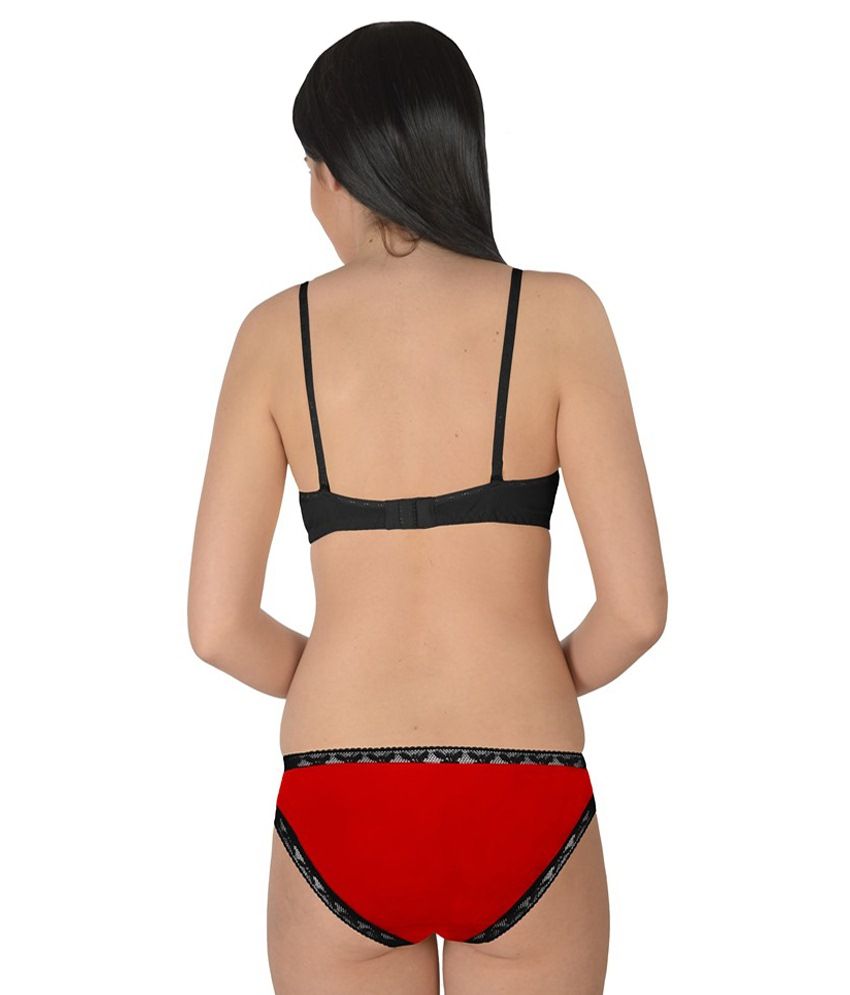 Buy Selfcare Red Bra And Panty Sets Online At Best Prices In India Snapdeal