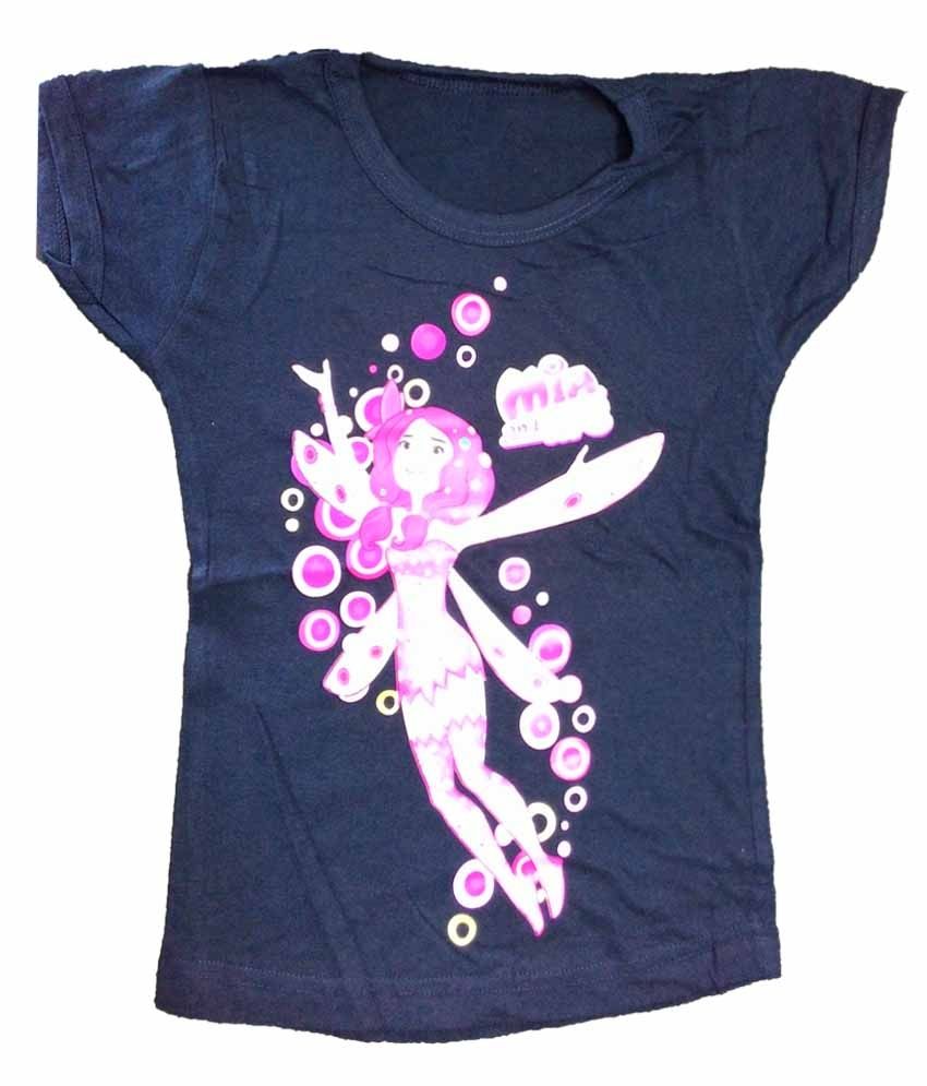 Cool Club Blue T Shirt For Girls Buy Cool Club Blue T Shirt For